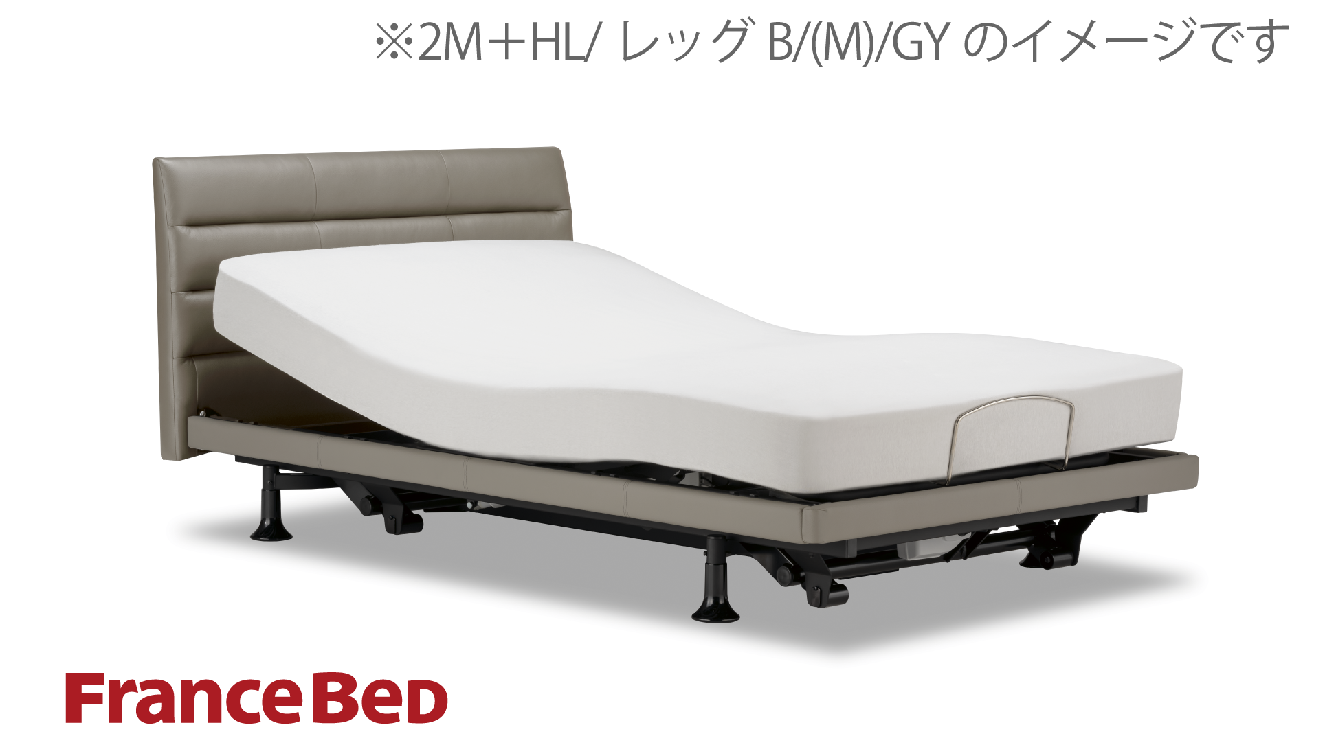 フランスベッド|グランサス GS-11F (2モーター / レッグ-B) BK(ブラック)色 シングル
