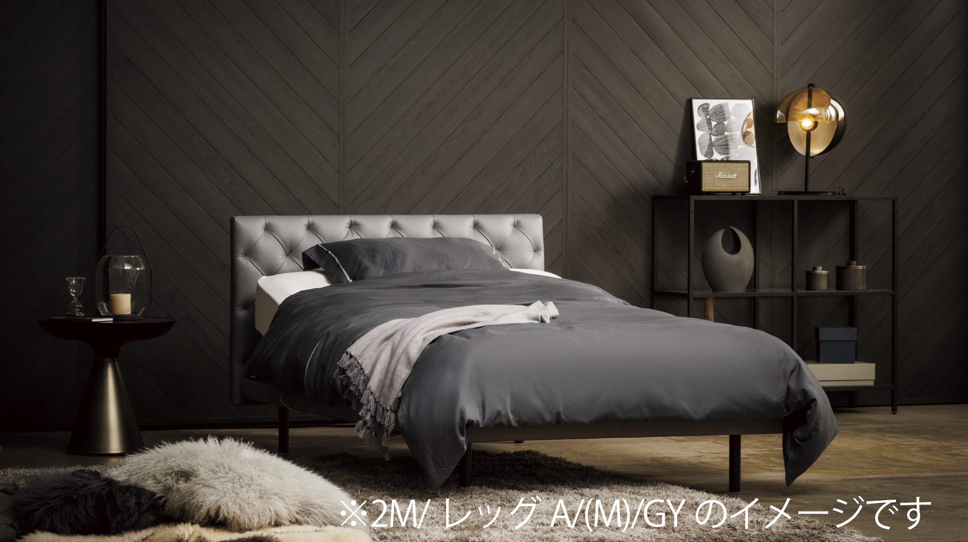 フランスベッド|グランサス GS-12F (2モーター / キャスター) BK(ブラック)色 シングル