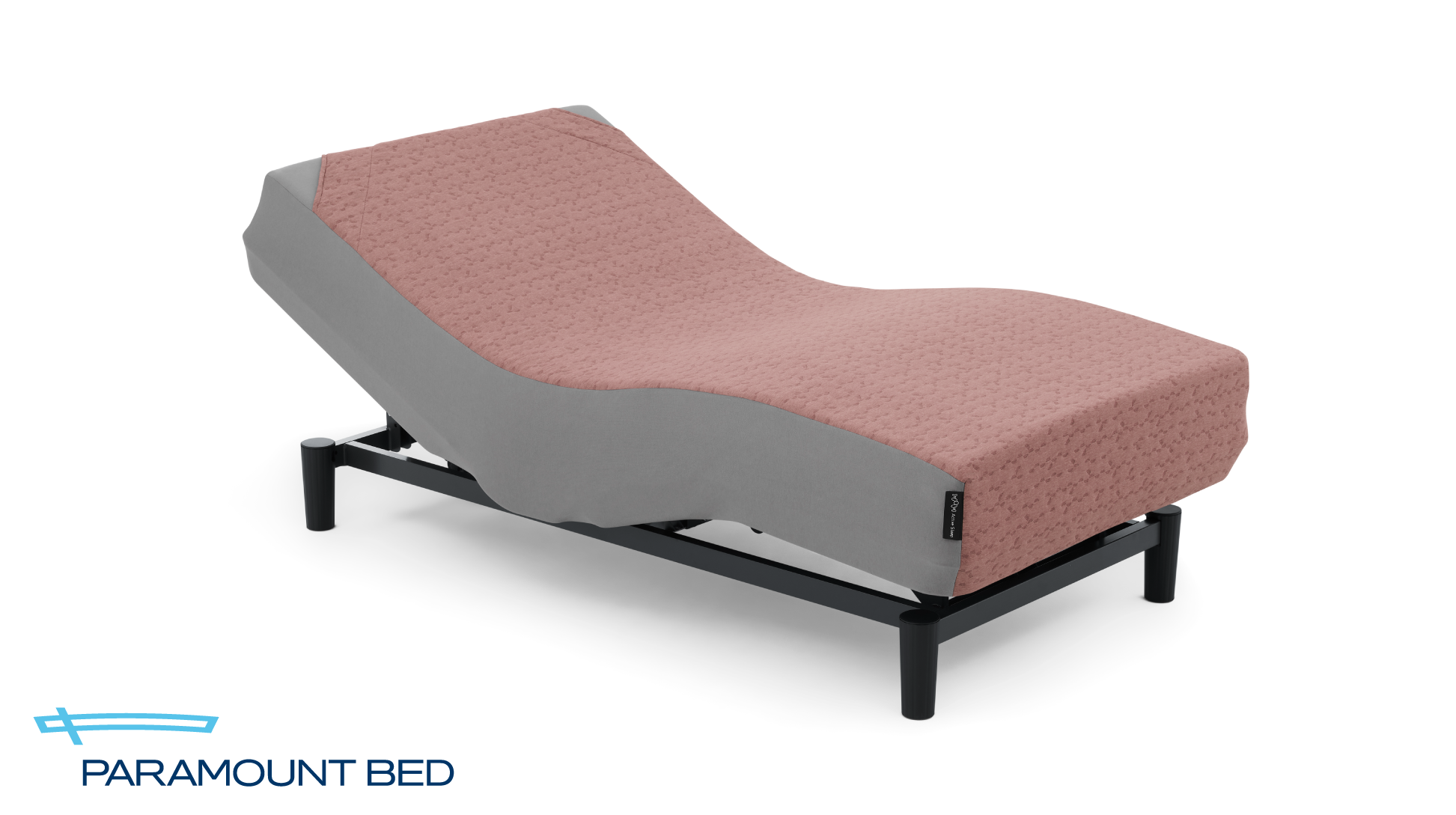 パラマウントベッド|電動リクライニングベッドセット|Active Sleep BED (ANALYZERセット / キルトジャガードニット) ミストレッド色 セミダブル